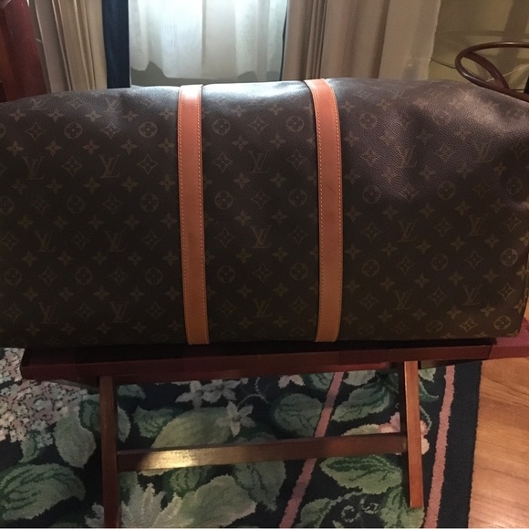 LOUIS VUITTON BANDOULIERE KEEPALL DUFFLE BAG 60 - Picture 5 of 14